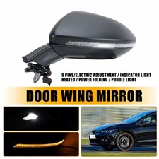 LH For VW Golf MK7 2012-2020 Electric Power Folding Heated Left Door Wing Mirror