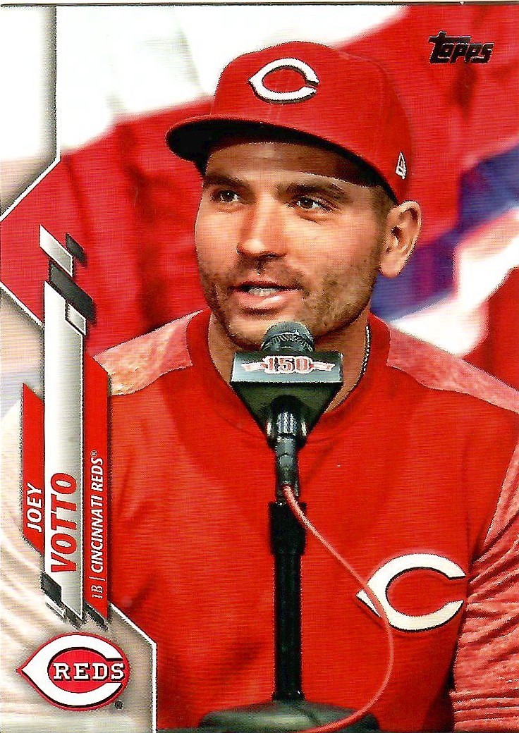 JOEY VOTTO 2020 TOPPS UPDATE IMAGE VARIATION #U-272 CINCINNATI REDS