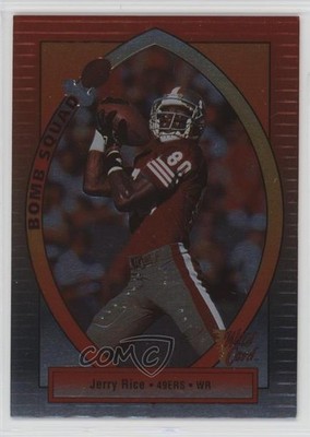 1993 Wild Card Bomb Squad Jerry Rice #1 HOF 1dm7