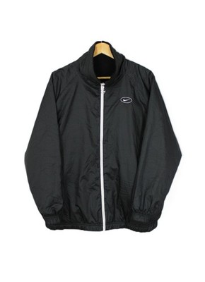 Black Nike reversible fleece windbreaker jacket M