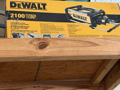 #ad DeWALT DWPW2100 2100 PSI Electric Cold Water Pressure Washer $275.00