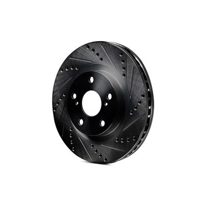 For Dodge Ram 2500 Van 99-03 Brake Rotor eLINE Drilled & Slotted 1-Piece Front