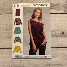 Simplicity 8788 Sewing Pattern Pullover Top Sleeve Length Options Sz 14-22 UNCUT