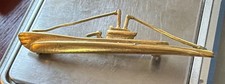 Vinatage Collectible Trench-art Submarine Sweetheart Brooch WW2 Era