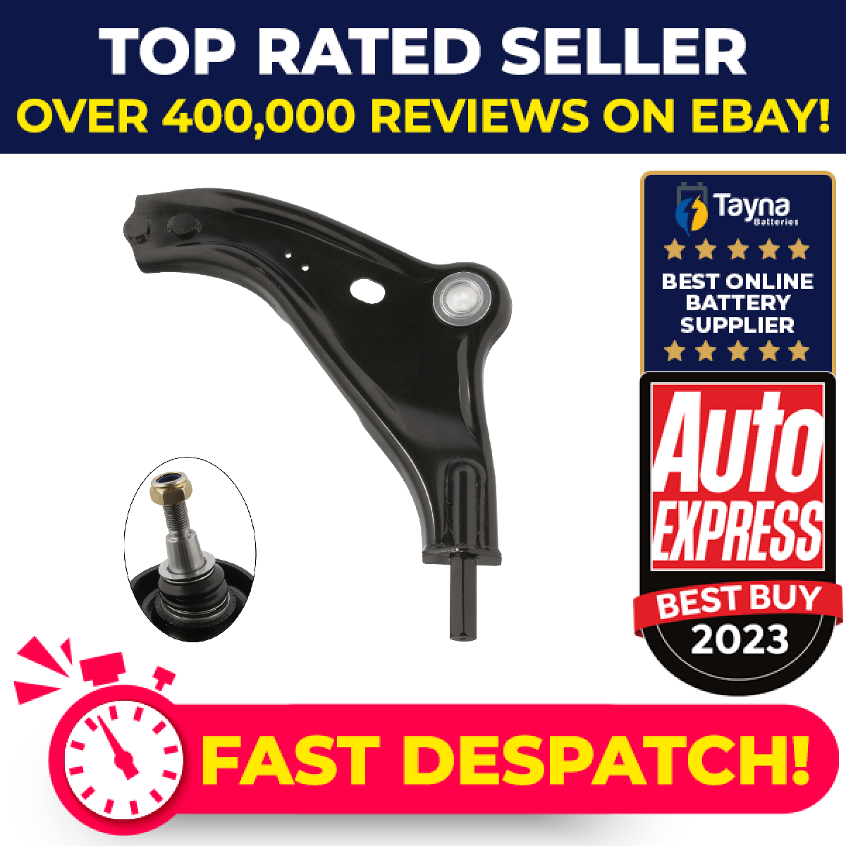 Wishbone / Suspension Arm fits MINI COOPER R56 Front Lower, Left 1.6 1.6D 2.0D