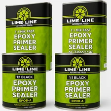 LiNE LiNE Epoxy Primer - Automotive Grade -Direct to Metal - Black  1 Gallon Kit