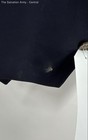 State & Liberty Men's Navy Blue Vest Waistcoat Polka Dot Lining Cinch Back — photo 4