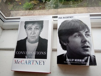 2 x Paul McCartney Books The Biography & Conversations with Paul McCartney