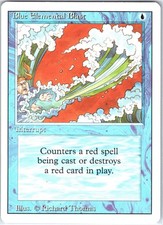 Blue Elemental Blast C Unlimited Edition Magic the Gathering MTG LP