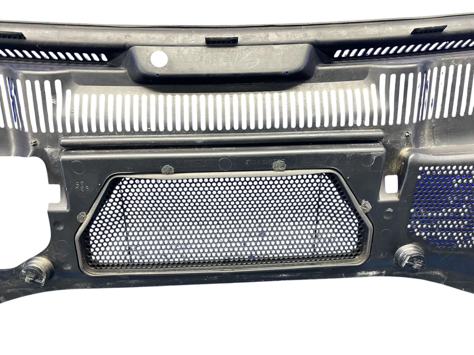 2006-2013 BENTLEY CONTINENTAL GTC FRONT WINDSHIELD COWL TRIM COVER PANEL BLACK