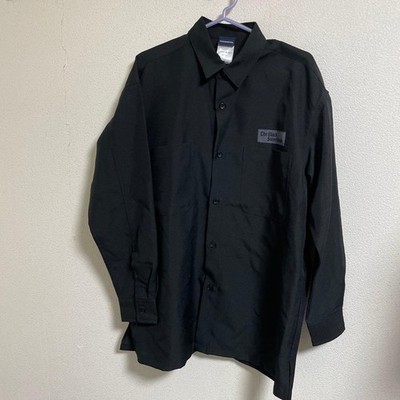 SAO Sword Art Online Kirito Black Embroidered Shirt L Cosplay Black 1x