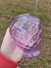 Vintage Fenton Purple Vase