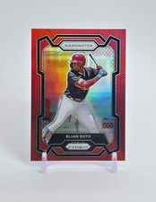 2024 Panini Prizm - Elian Soto #157 Red Prizm /299 (RC)