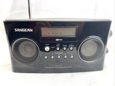 Sangean PR-D5 AM/FM Portable Radio Digital Tuning Tested Works Good! No DC Cord