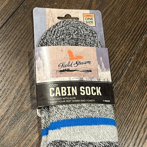Filed & Stream Cozy Cabin Sock Aloe Infused NEW One Size Men’s - Picture 3 of 7