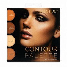 Ellen Tracy Contour Palette Highlight  Bronzer Makeup Kit 4 Shade Face Palette
