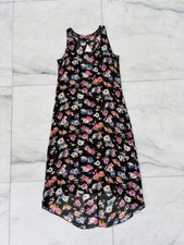 Y2K Women’s Floral Dress Floral Maxi Dress Sleeveless Womens Small Boho Hippie