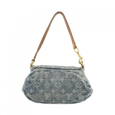 Louis Vuitton Pleaty Shoulder Bag Mini Blue Denim for sale online