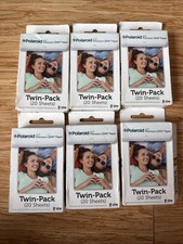 6 NEW Polaroid 2x3 Premium Zink Photo Paper Twin Pack 120 Sheets Total 