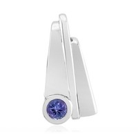 Cavill Tansanit AnhäNger 0,25Ct Sterling Silber Palladium Blau Modern