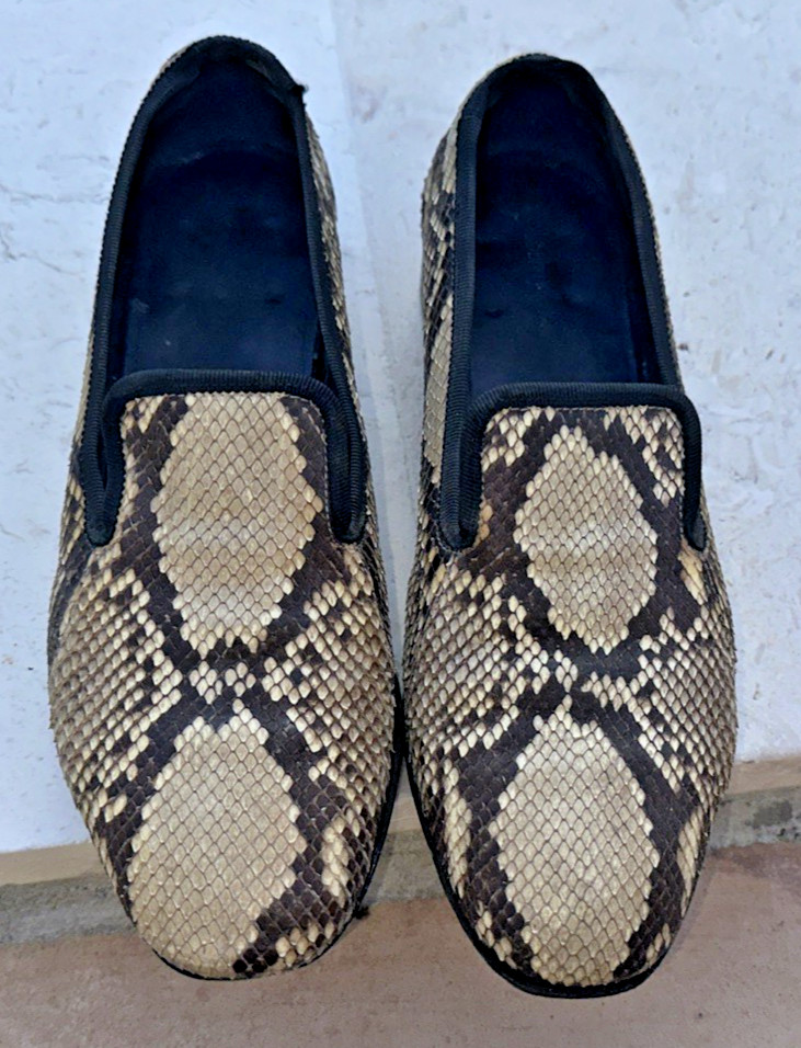 CELINE MULTI COLOR PYTHON LEATHER FLATS Sz 36 MAD… - image 14