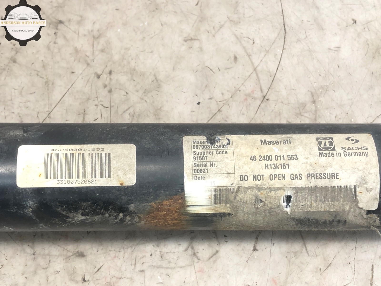2017-2022 MASERATI LEVANTE AWD RIGHT PASS REAR SHOCK STRUT ABSORBER OEM