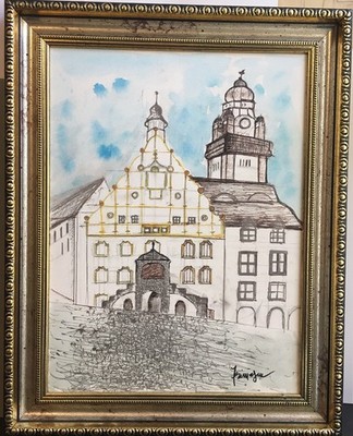 Stadtansicht von Plauen/Sachsen, Altes Rathaus