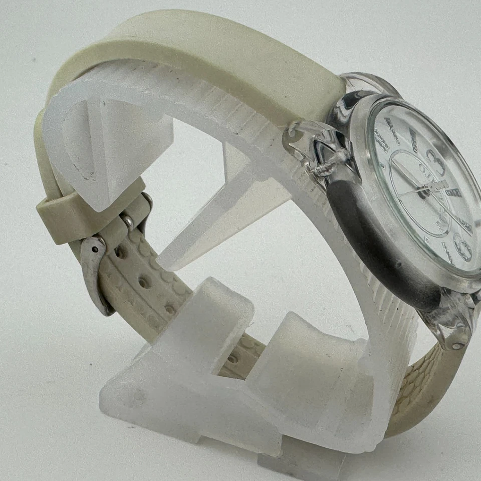 Morellato Quartz Watch Women 50m Clear White Rhinestone Japan Analog New Battery - Image 3 of 4