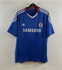 Chelsea Heim Fußball Trikot 2010/11 Erwachsene Large Adidas I376