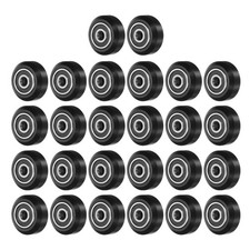 3D Printer POM Rollers, 26pcs High-Speed Gantry Wheels with 625RS, Black