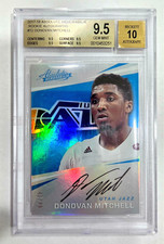2017 ABSOLUTE MEMORABILIA DONOVAN MITCHELL ROOKIE AUTO /99 BGS 9.5 10 AUTO GEM!