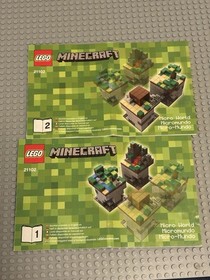 Lego Minecraft Micro World 21102 The Forest Steve & Creeper Micromobs