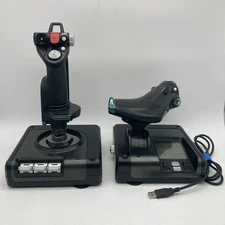 Logitech Saitek X52 Pro Flight Control System Joystick & Throttle