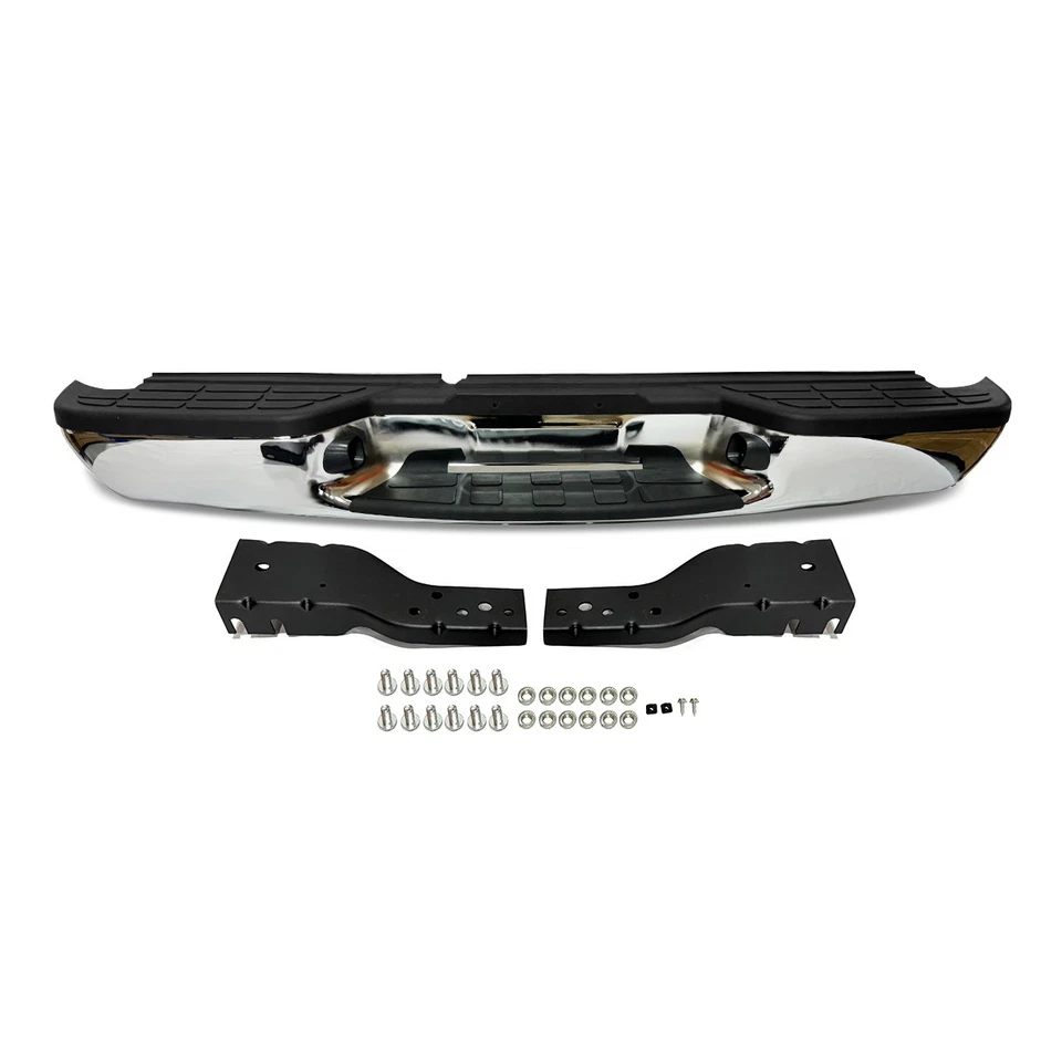 Chrome For Chevy S10 GMC Sonoma Fleetside 1998 99-2004 Rear Step Bumper Assembly Foto 2 de 4