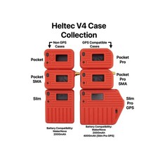 Heltec V4 Case Collection Pocket, SMA Pro Styles