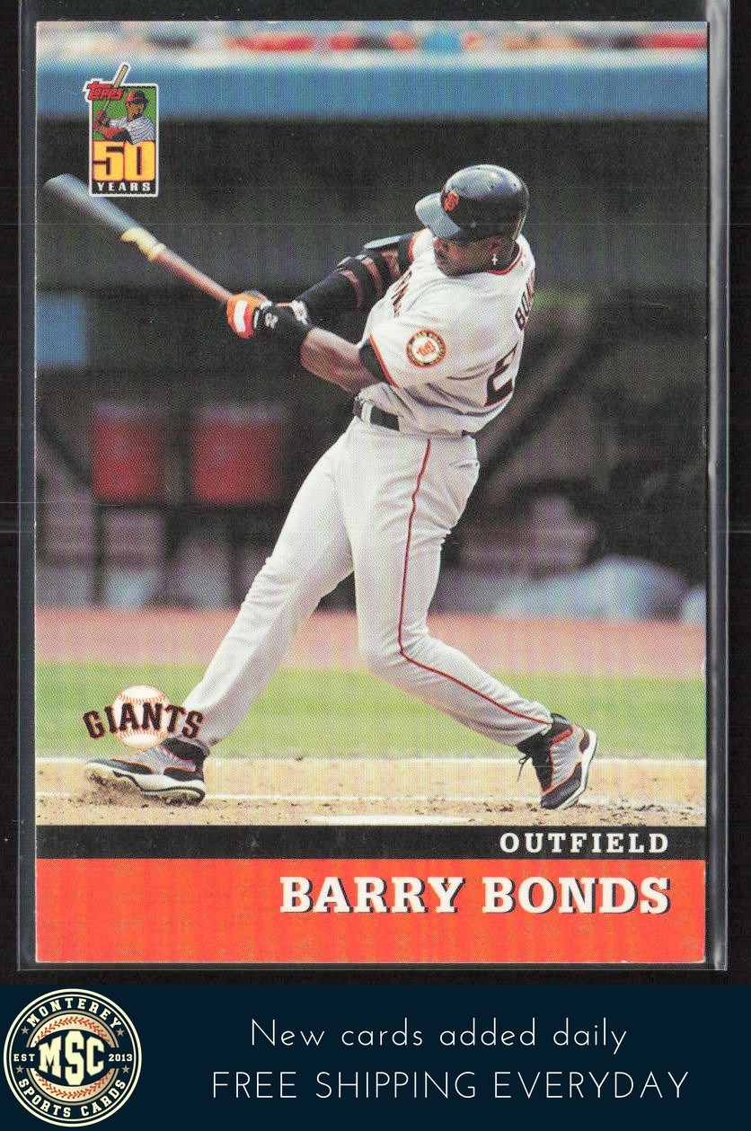 Barry Bonds 2001 Topps Post Cereal #2 San Francisco Giants Home Run King HOF?