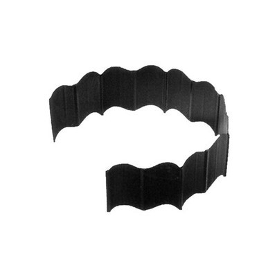 Suncast 6'' Interlocking No Dig Border Landscape Edging, Durable Black Vinyl, ...