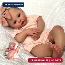 Anano Reborn Baby Dolls Silicone Full Body-19 in Realistic Baby Doll Girl, Full 