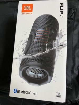 JBL FLIP 7 Portable Waterproof Wireless Bluetooth Speaker -BLACK
