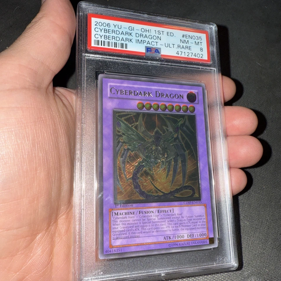 Cyberdark Dragon CDIP-EN035 Ultimate Rare! 1st Edition! PSA 8!! - Image 2 of 4