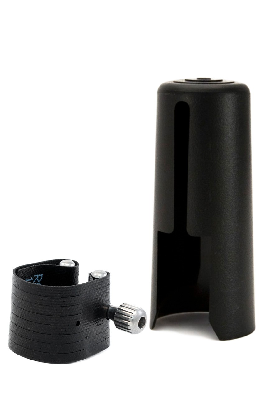 Rovner 1R - Bb Clarinet Ligature and Cap - Non-Slip - Single Screw - Dark