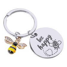 Bee Happy Schlüsselanhänger