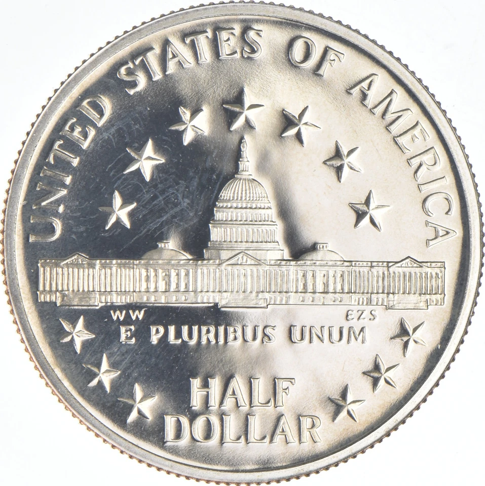 1989-S Congressional Proof Half Dollar US Congress 50c Commemorative *2004 - Image 2 of 3