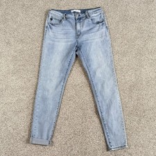 KanCan Estilo Midrise Stretch Skinny Jeans Women's Light Wash Size 13 30x29