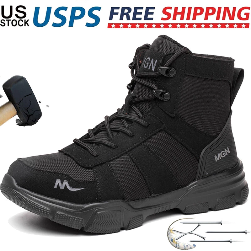 City Knights Ss500cm - Botas De Seguridad De Cuero Hombre, Ligeras Con Punta De Acero