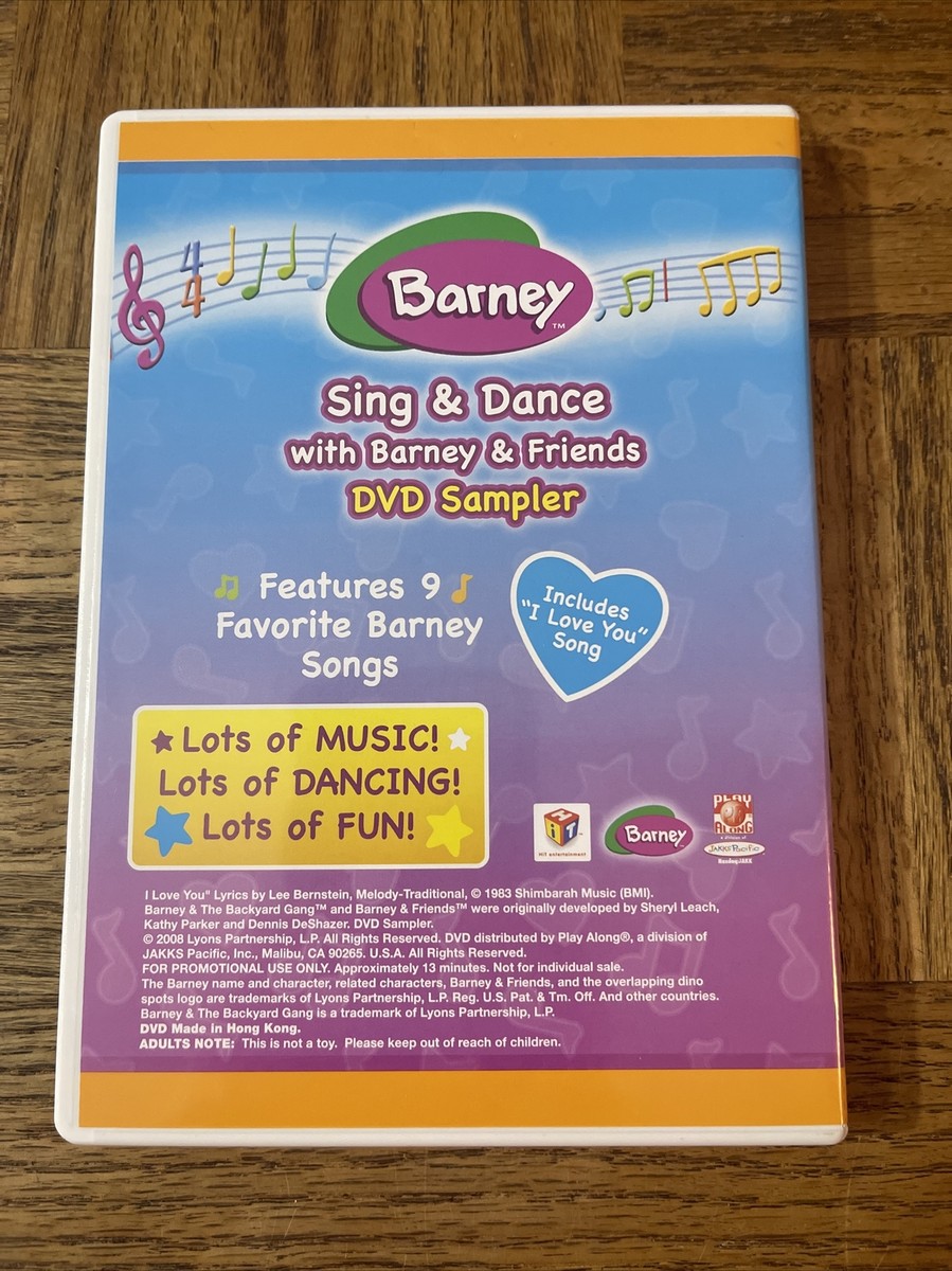 Barney Sing And Dance DVD | eBay