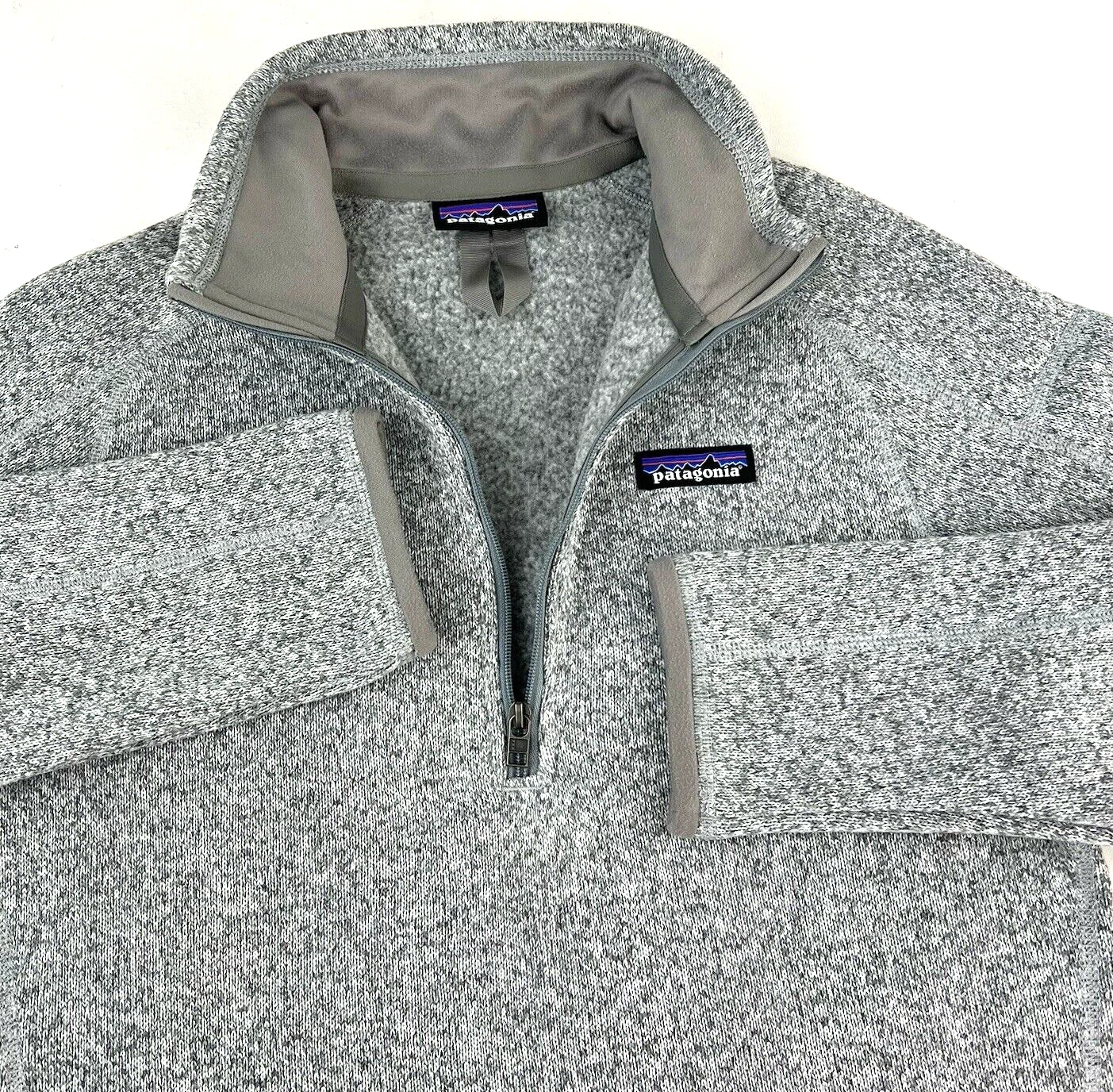 patagonia better sweater 1/4 zip fleece pullover knit sweater