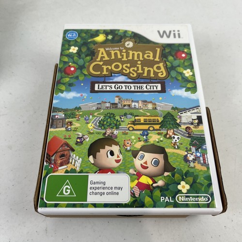 Animal Crossing Let's Go to the City + Wii Speak Nintendo Wii PAL Like New - Picture 3 of 7