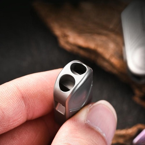 Titanium Safety Whistle Survival Emergency Whistle Outdoor Hiking Hunting EDC - Picture 5 of 10