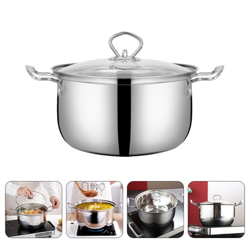 Couvercle De Casserole En Acier Inoxydable 29cm - Stainless - Universel